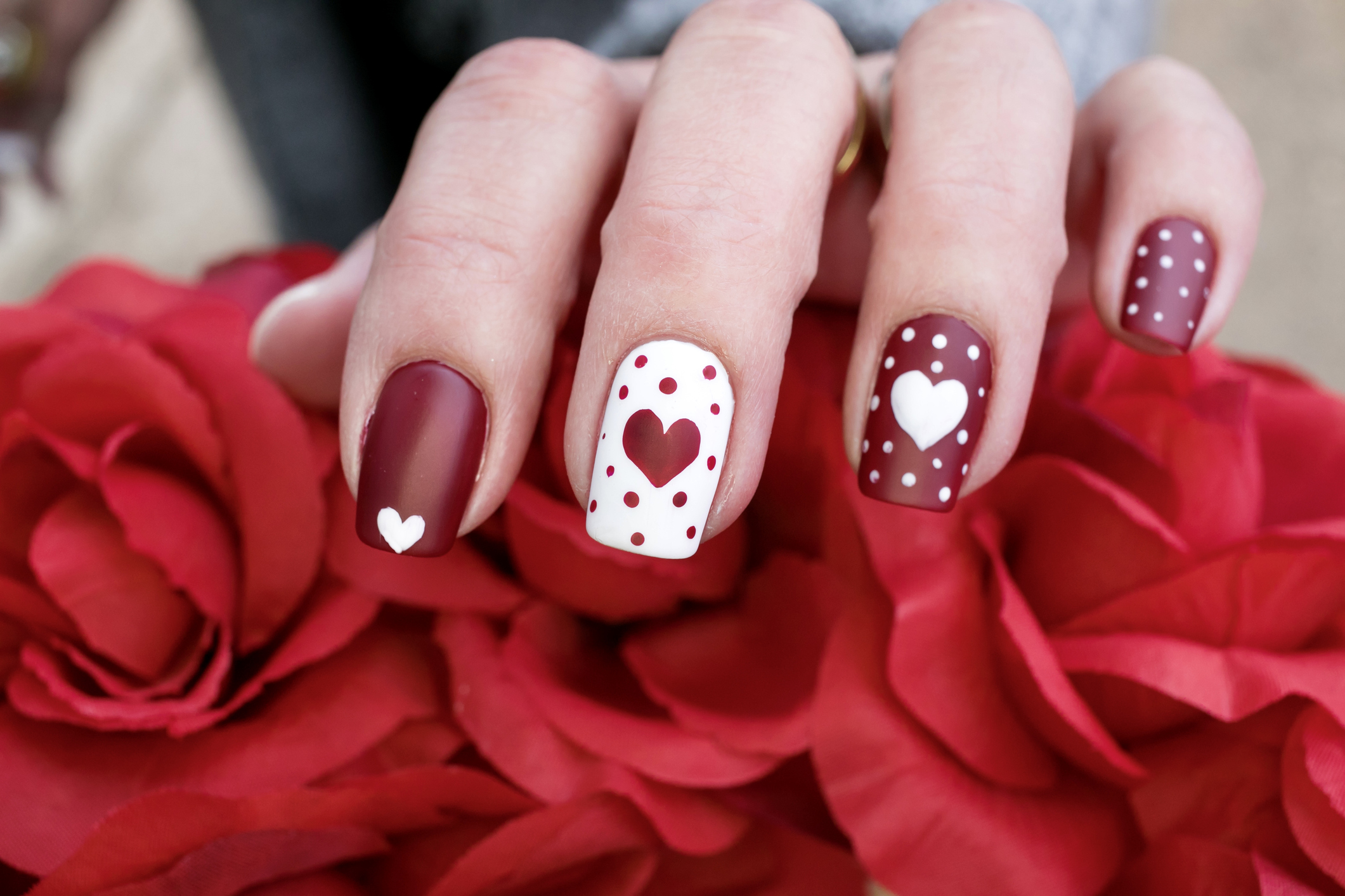 Treat Yourself to Valentine's Day Nails in Arlington at Randol Mill West